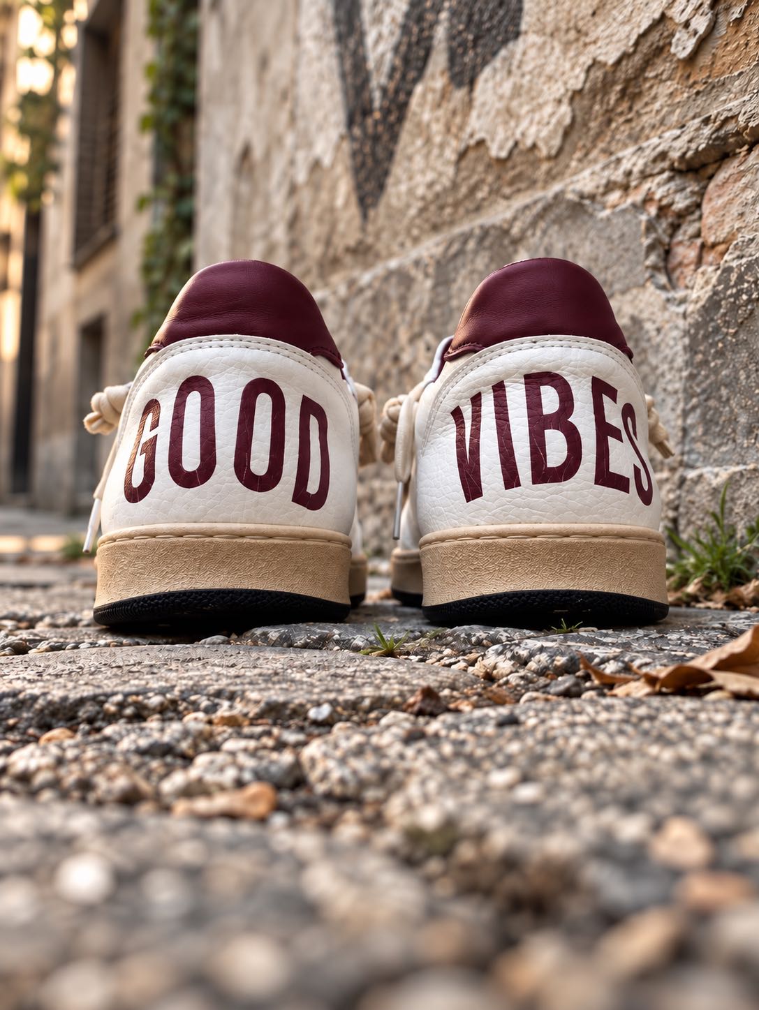 SNEAKERS GOOD VIBES BORDEAUX