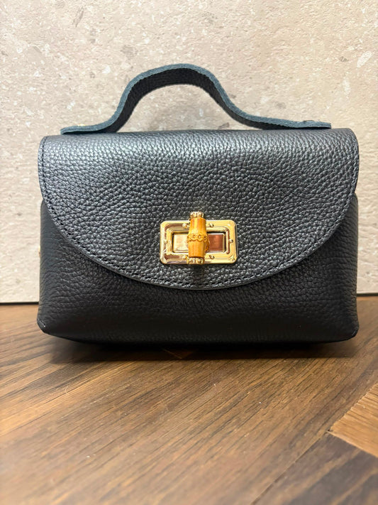 BORSA SALLY VERA PELLE NERA