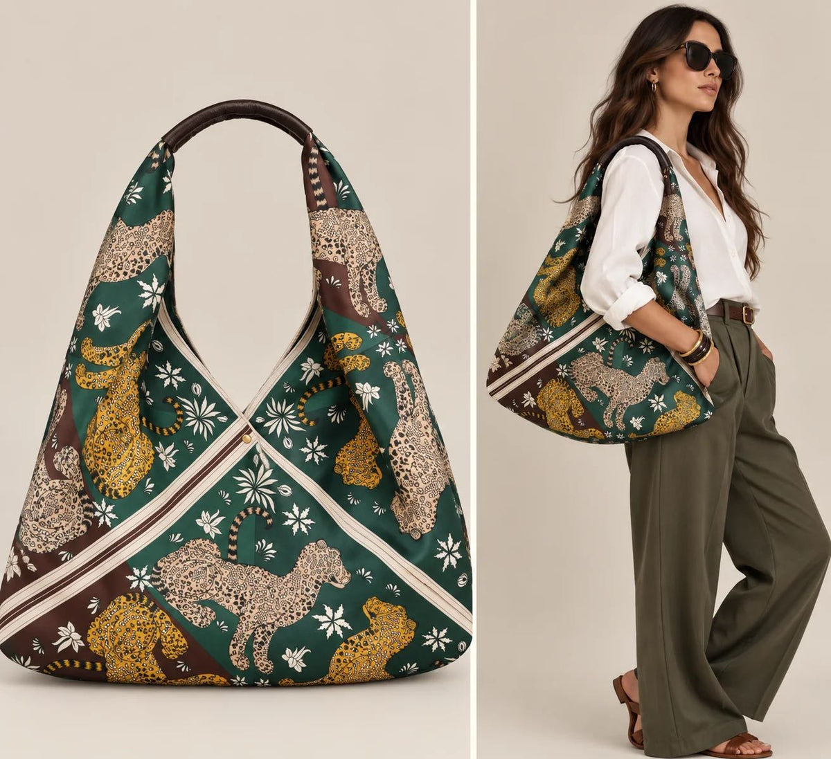 BORSA HOBO VERDE