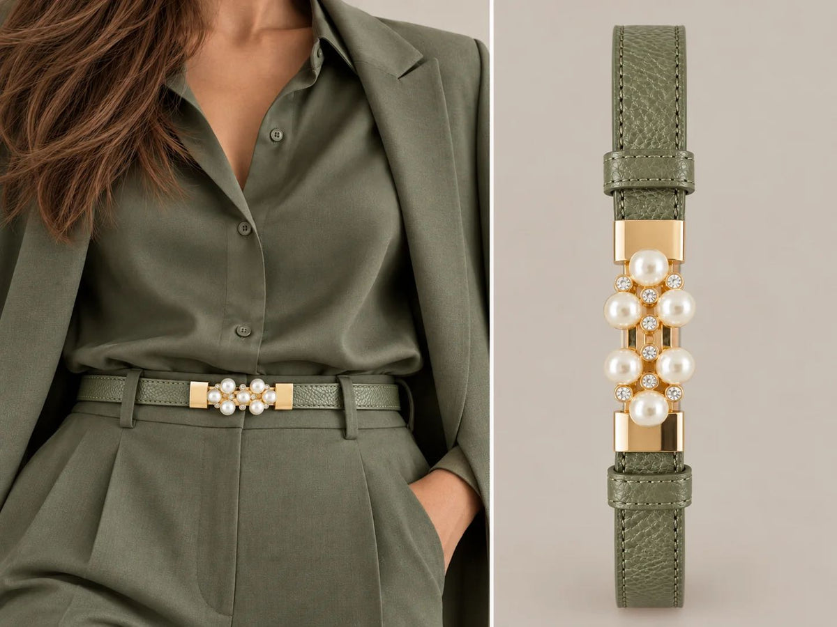 CINTURA PARIS VERDE MILITARE