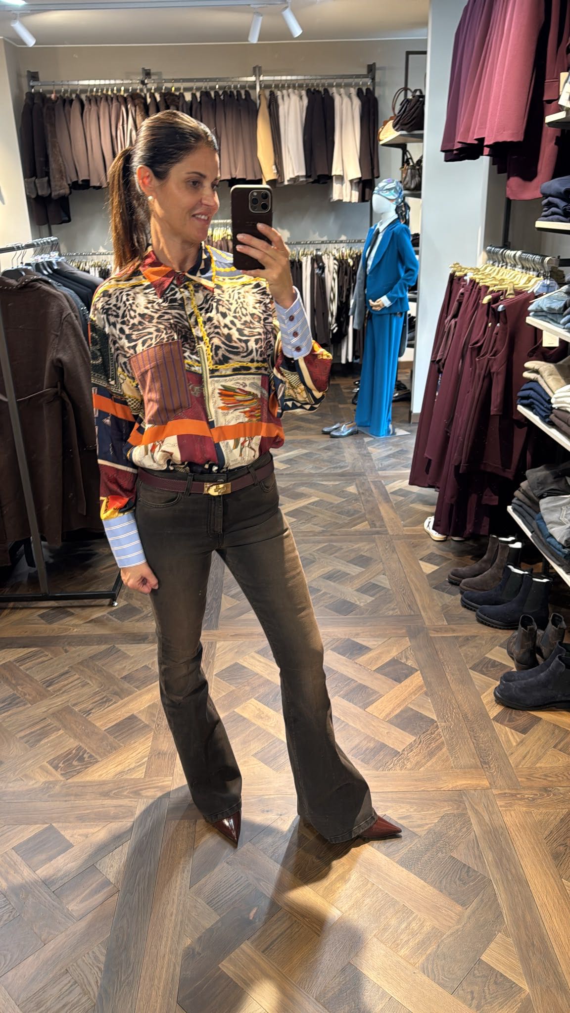 CAMICIA FOULARD ANIMALIER