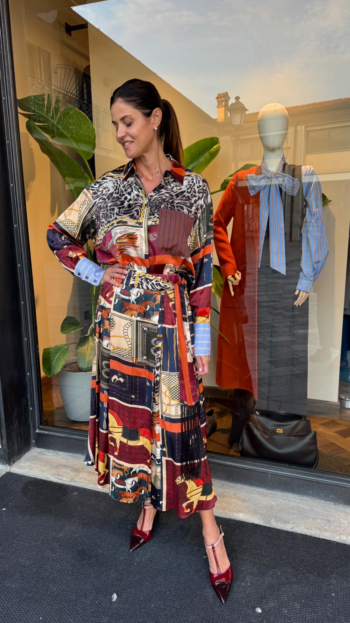 CAMICIA FOULARD ANIMALIER