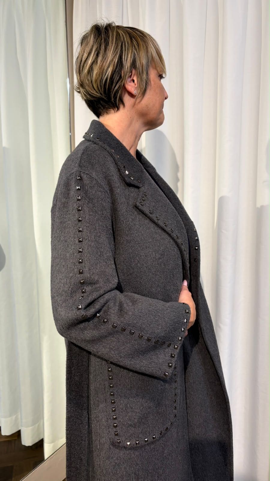CAPPOTTO BRENDA GRIGIO