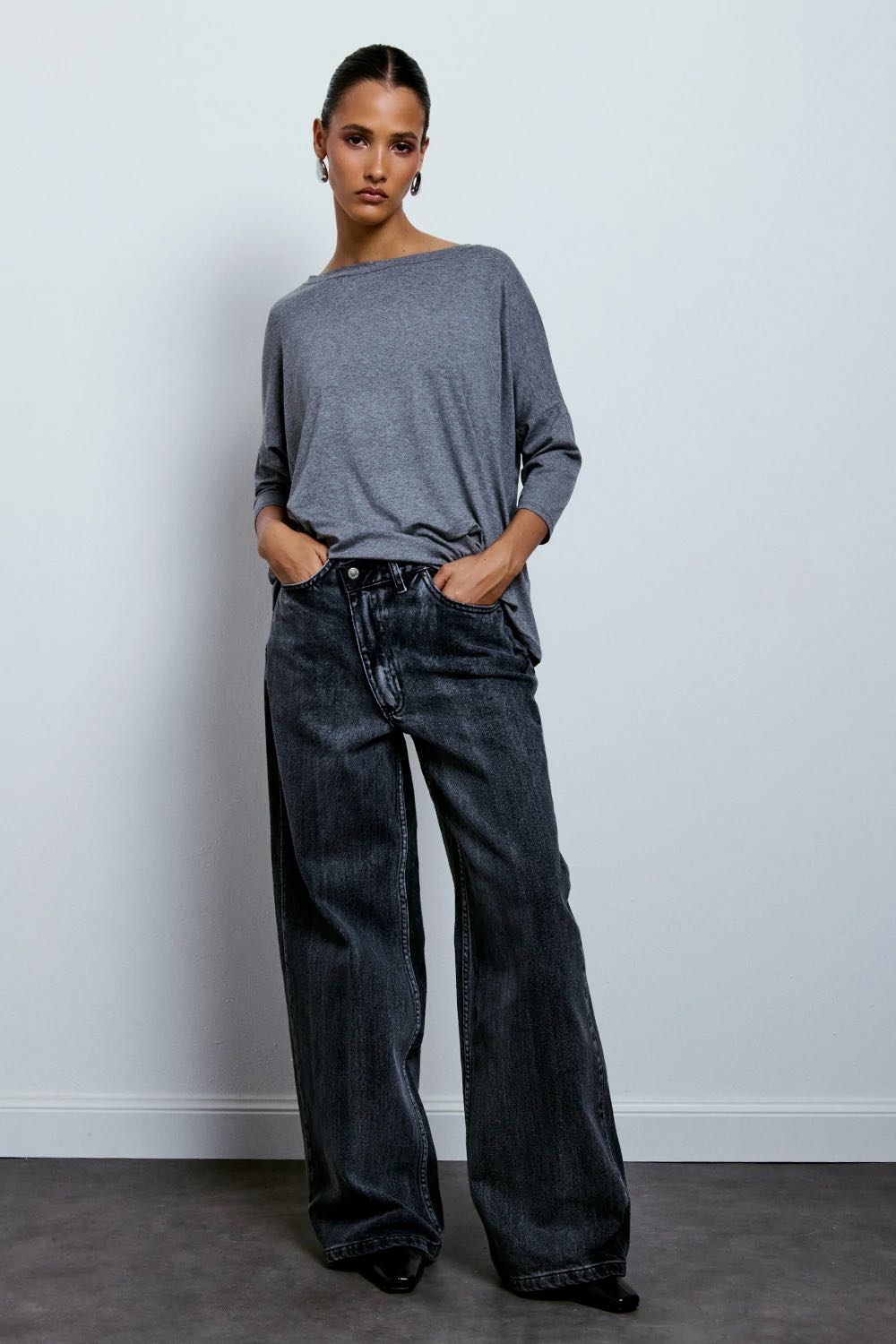JEANS GINEVRA BLACK DENIM
