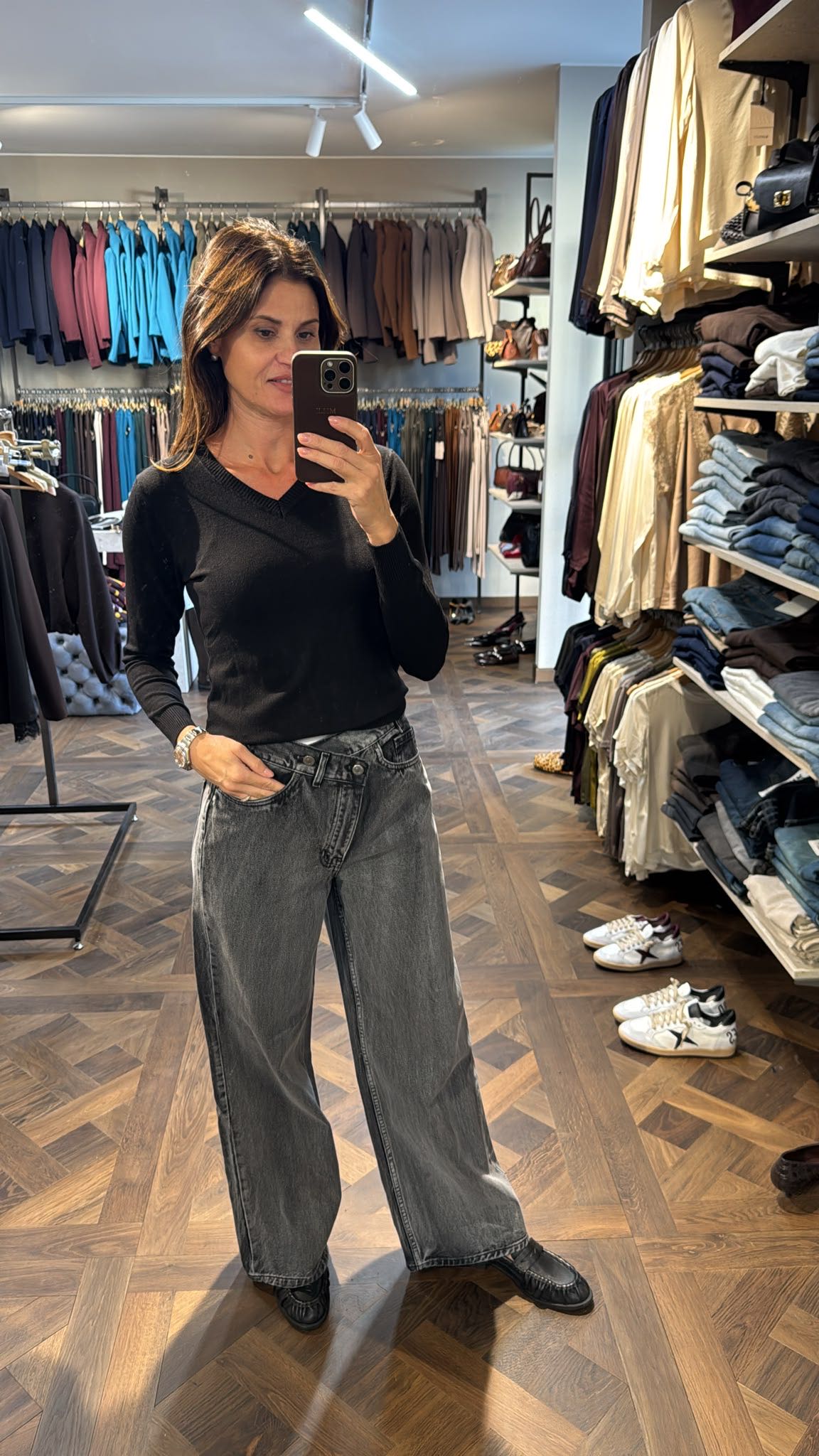 JEANS GINEVRA BLACK DENIM