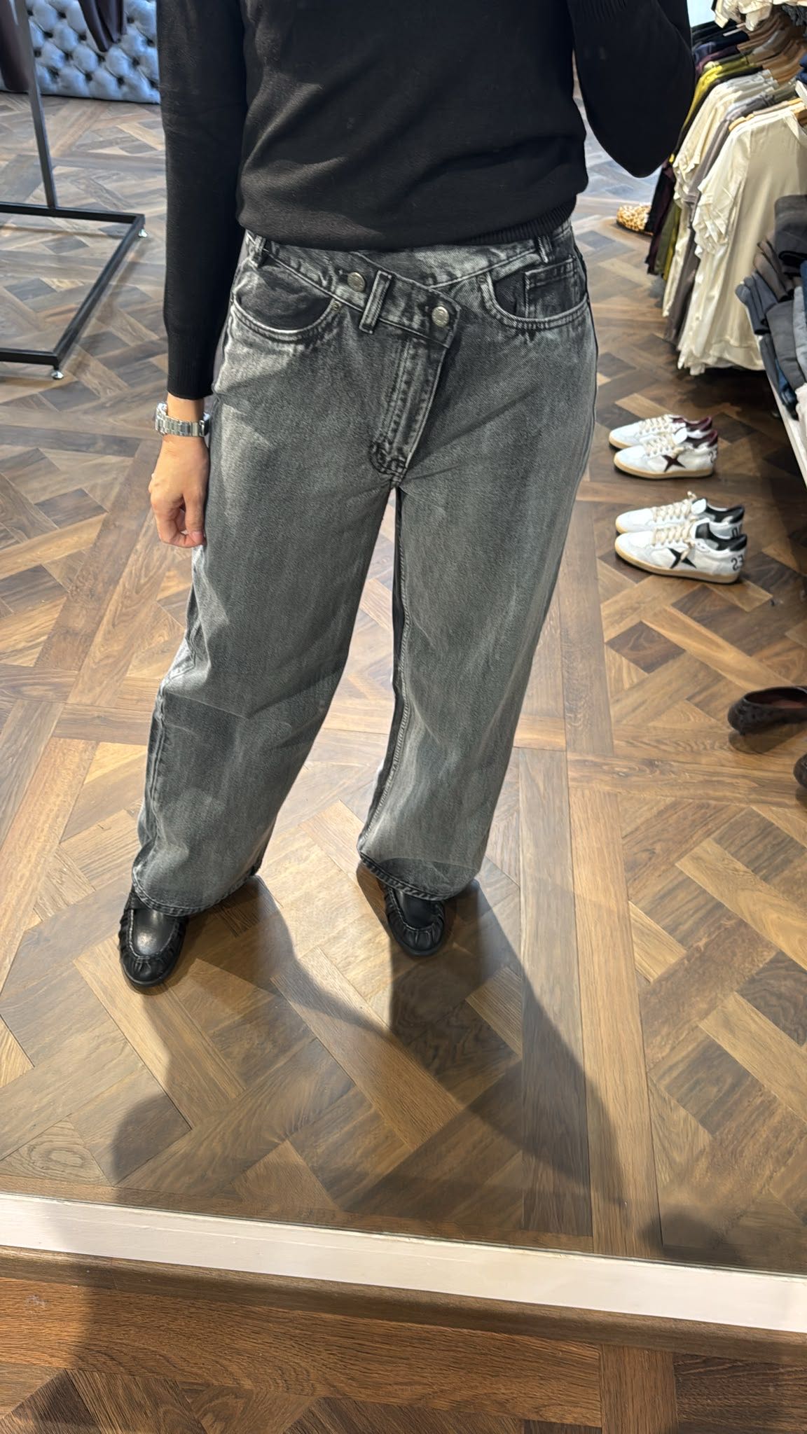 JEANS GINEVRA BLACK DENIM