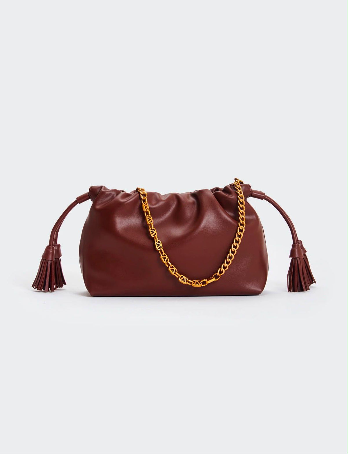 BORSA TASSEL SMALL MOKA