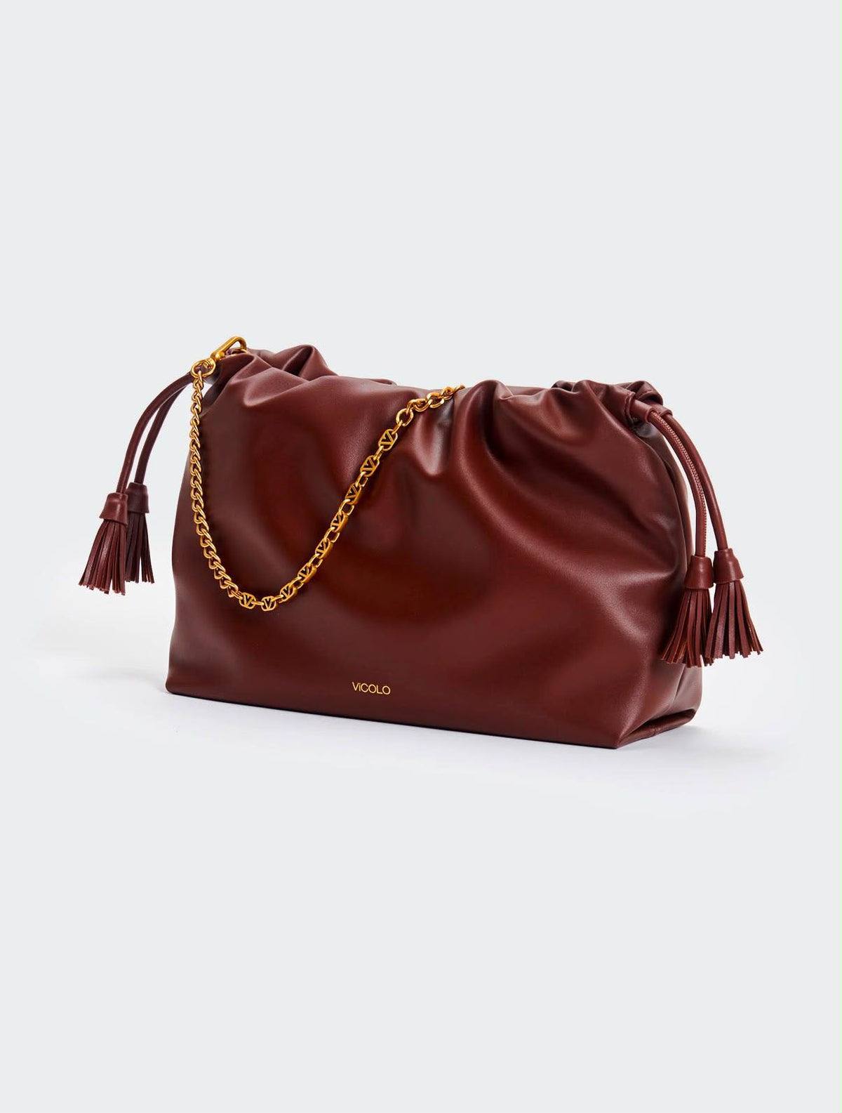 BORSA TASSEL MEDIUM MOKA