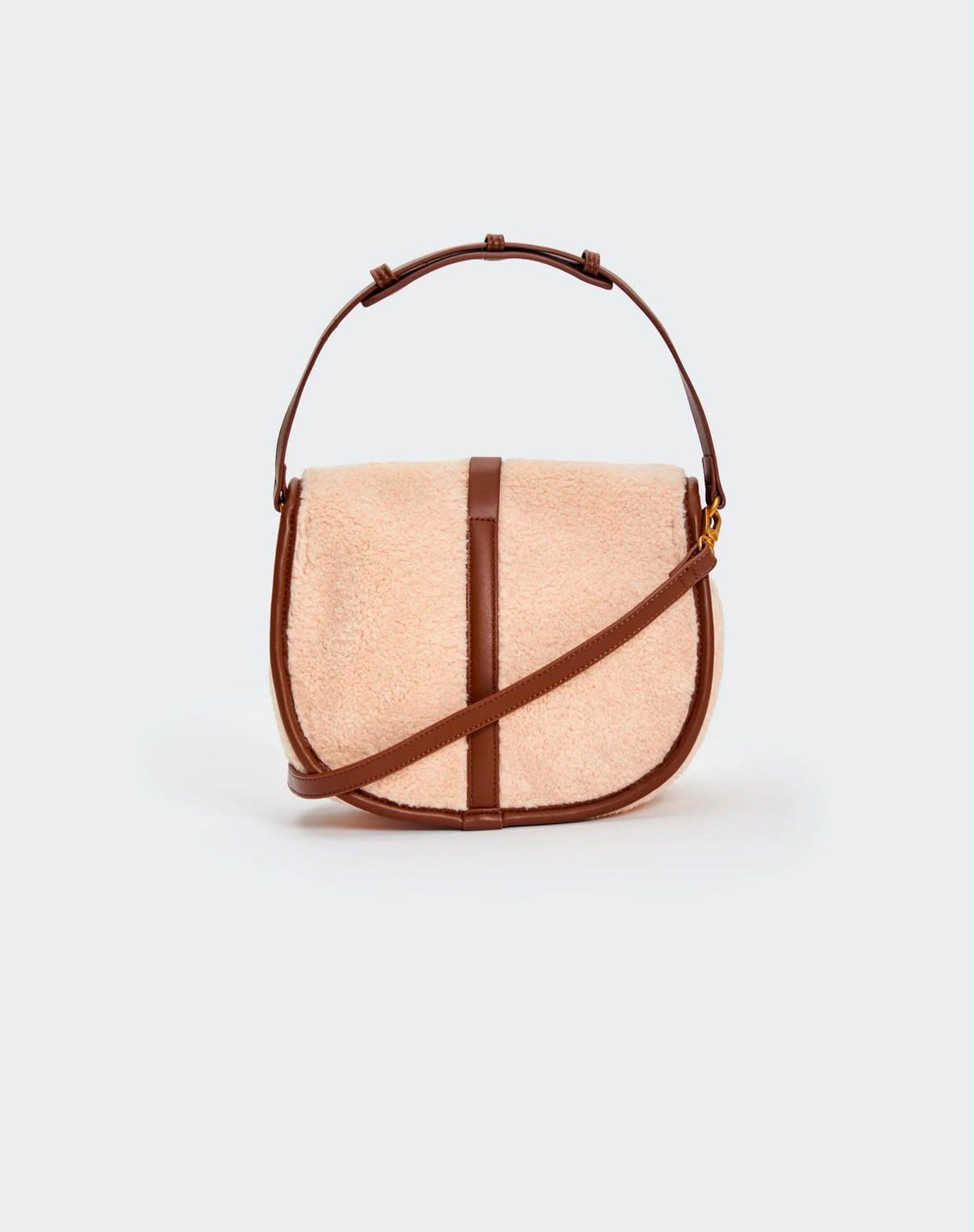 BORSA WINNIE HOBO AGNELLO MARRONE