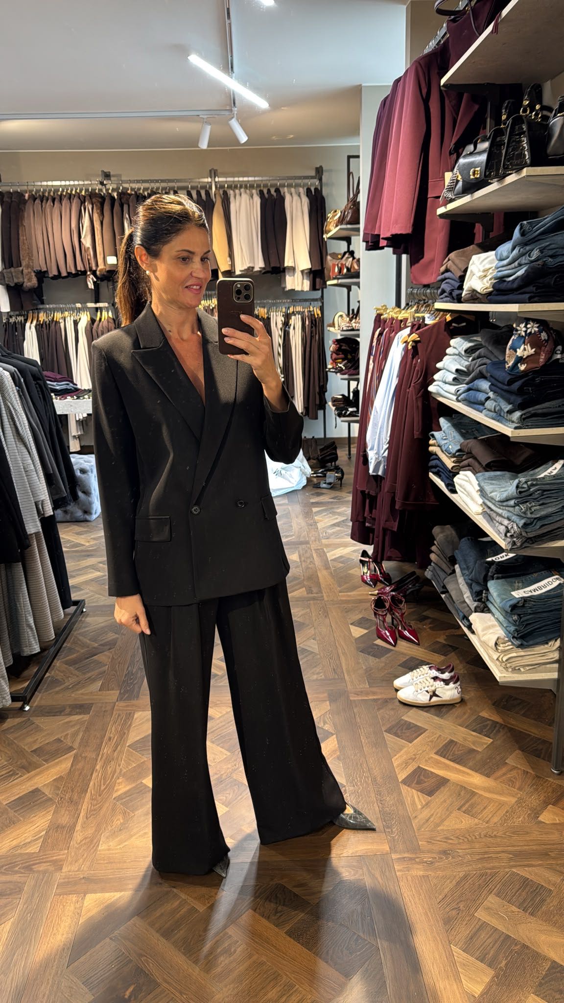 PANTALONE PETRA FULL LENGHT NERO