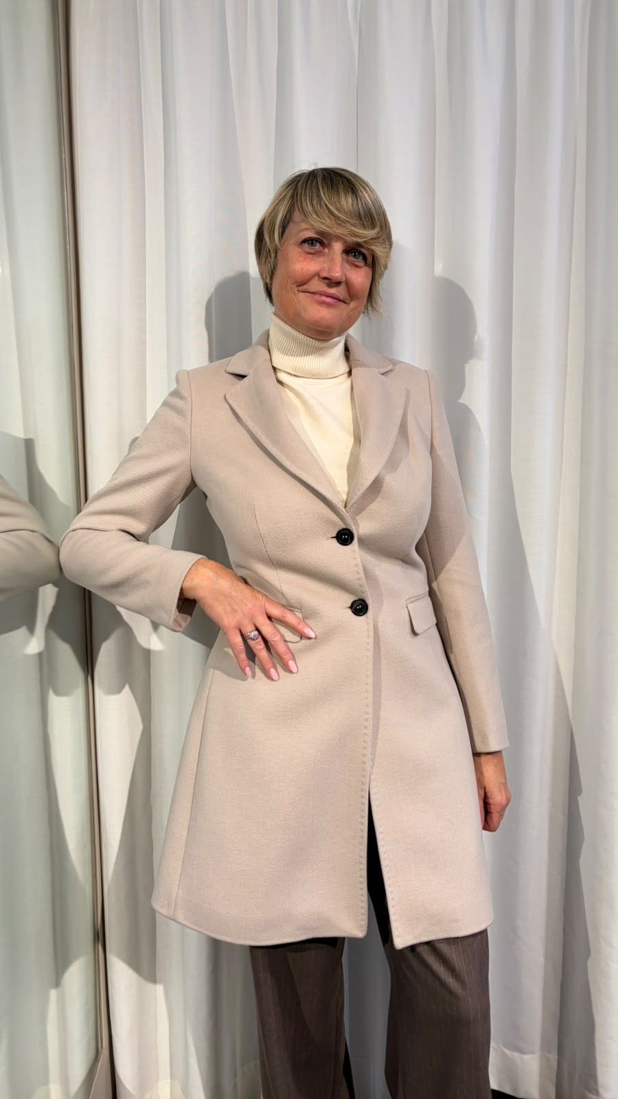 CAPPOTTO DUDA SABBIA