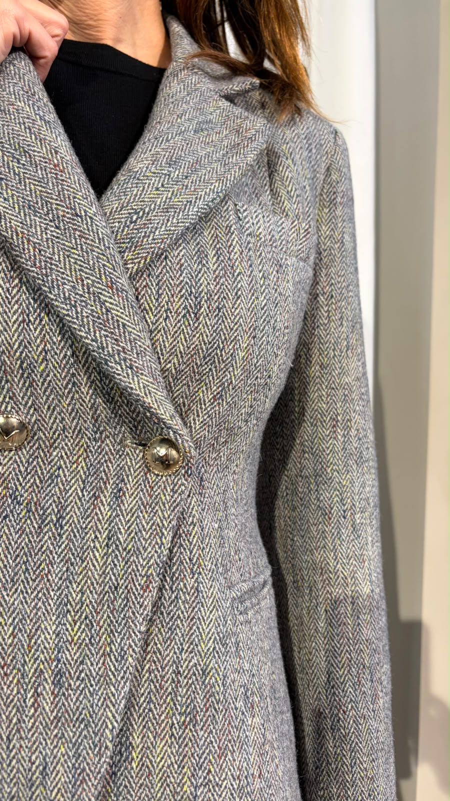 GIACCA SPIGATA FILI MULTICOLOR