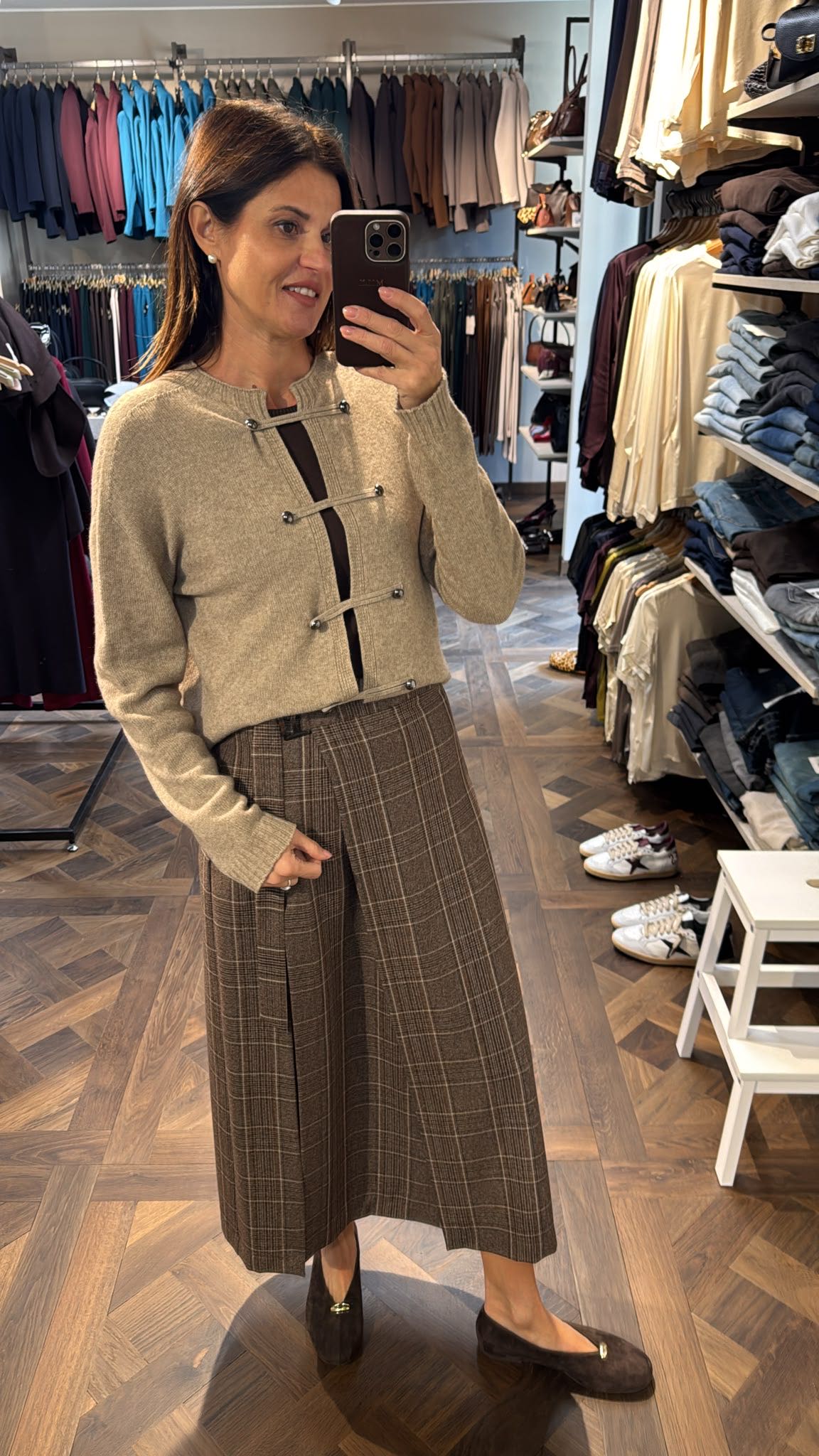 CARDIGAN VIENNA LANA KASHMIR SABBIA