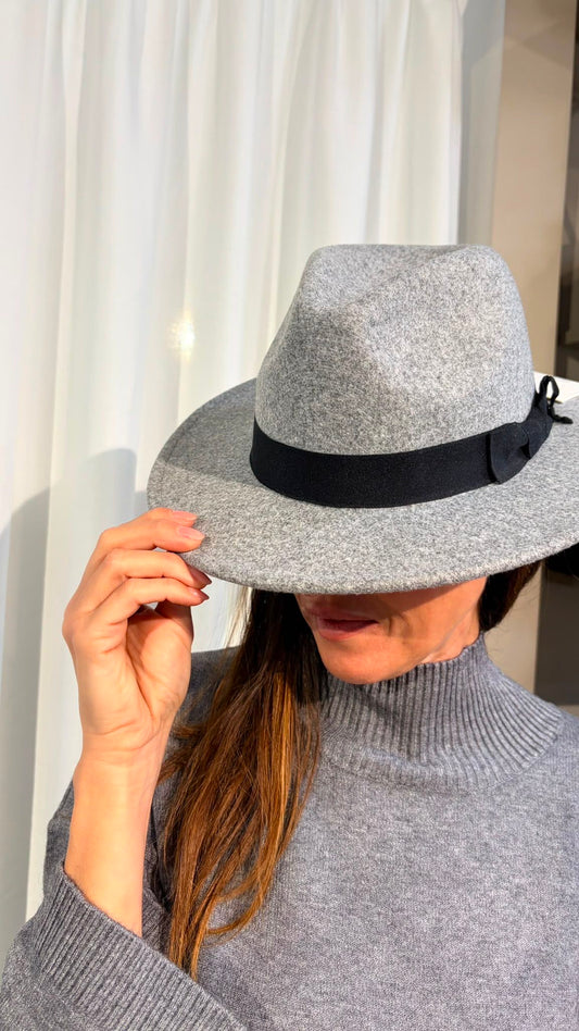 CAPPELLO BORSALINO GRIGIO