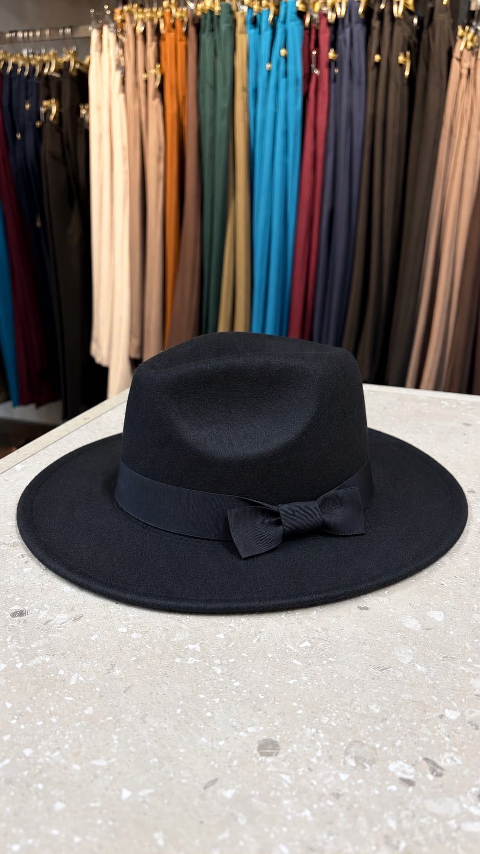 CAPPELLO BORSALINO NERO