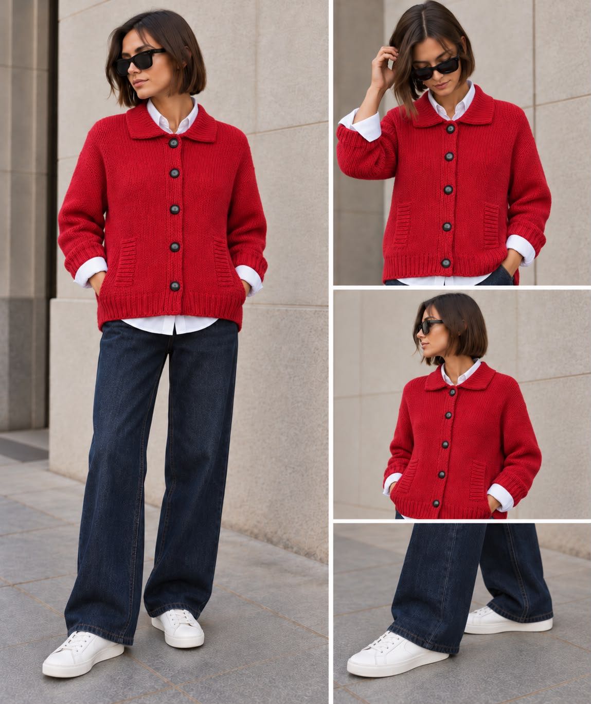 CARDIGAN BOTTEGA ROSSO