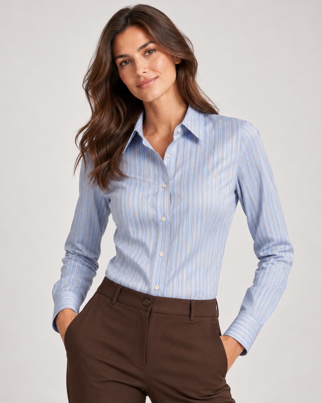CAMICIA SLIM RIGATA