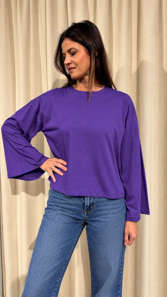 MAGLIA CAMPANA VIOLA