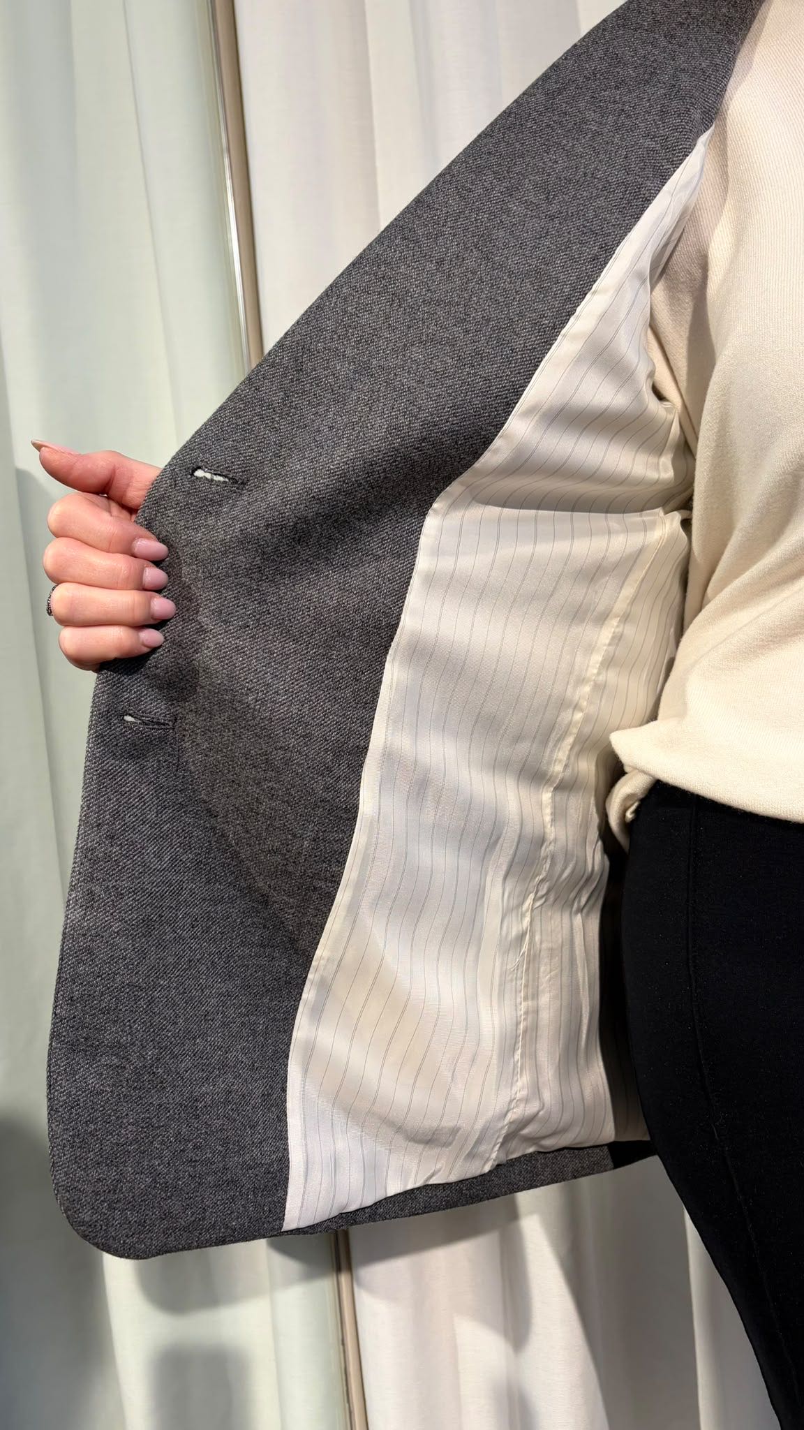 GIACCA GRIGIA SARTORIALE VICOLO
