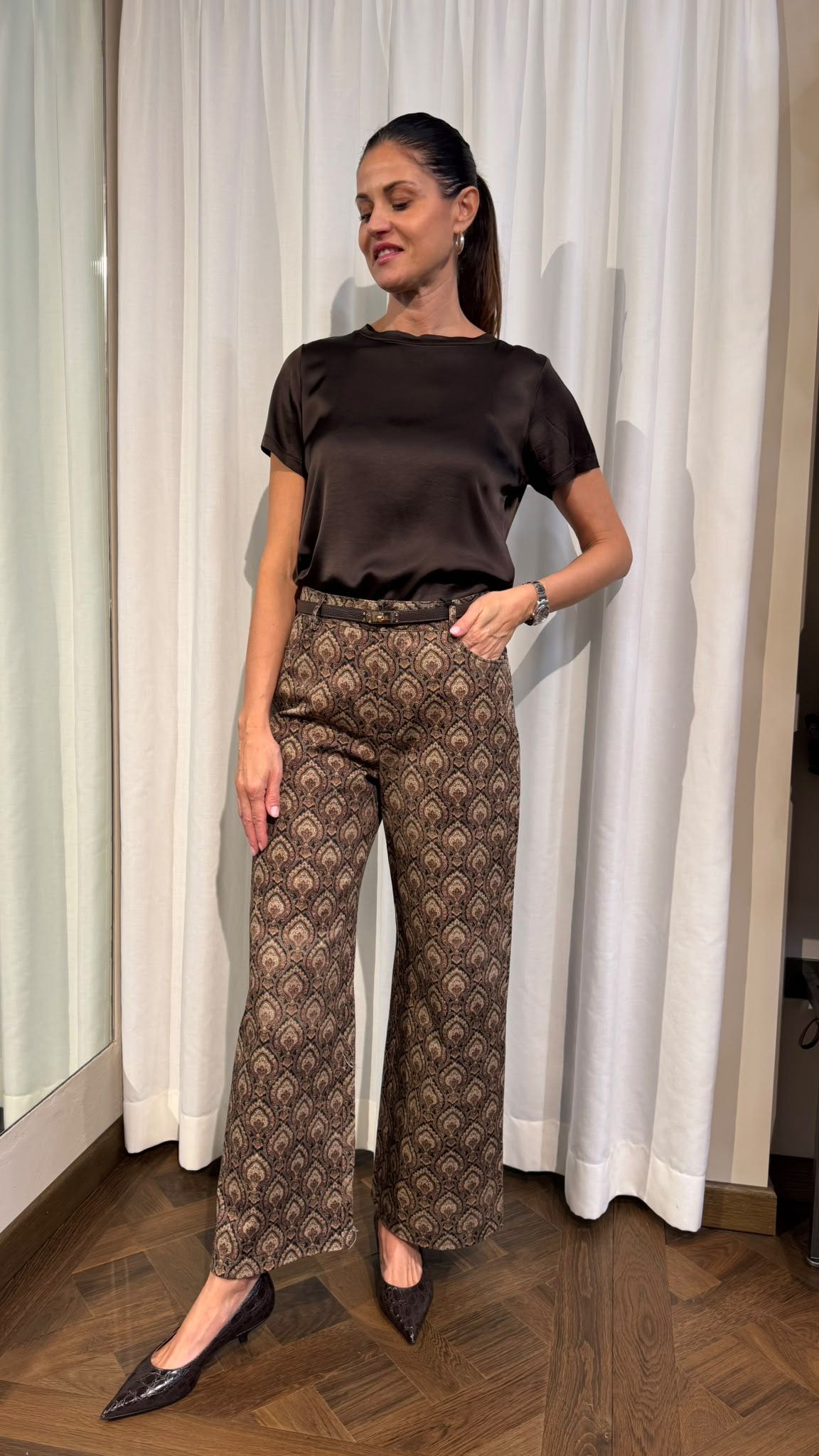 PANTALONE JACQUARD FANTASIA CASHMERE