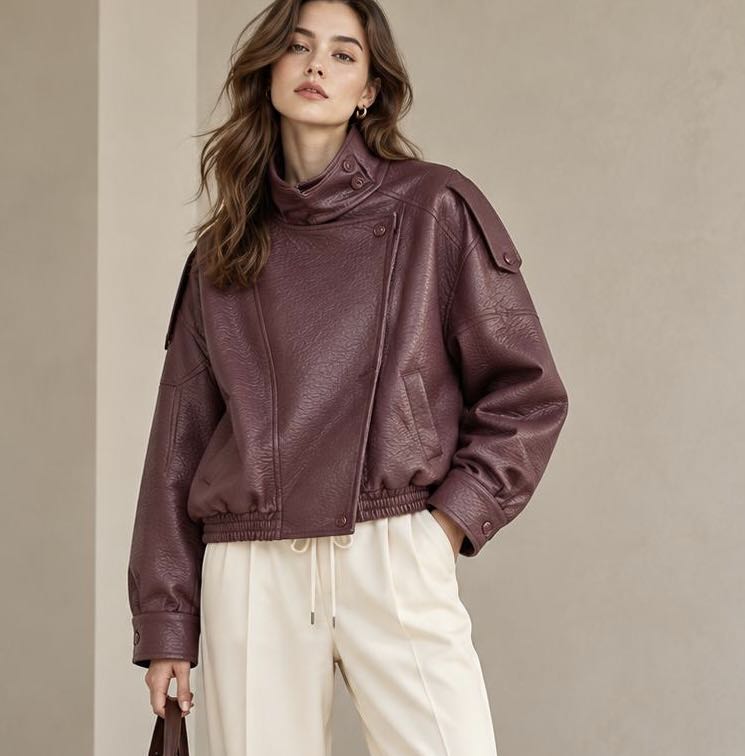 BOMBER ECOPELLE BORDEAUX