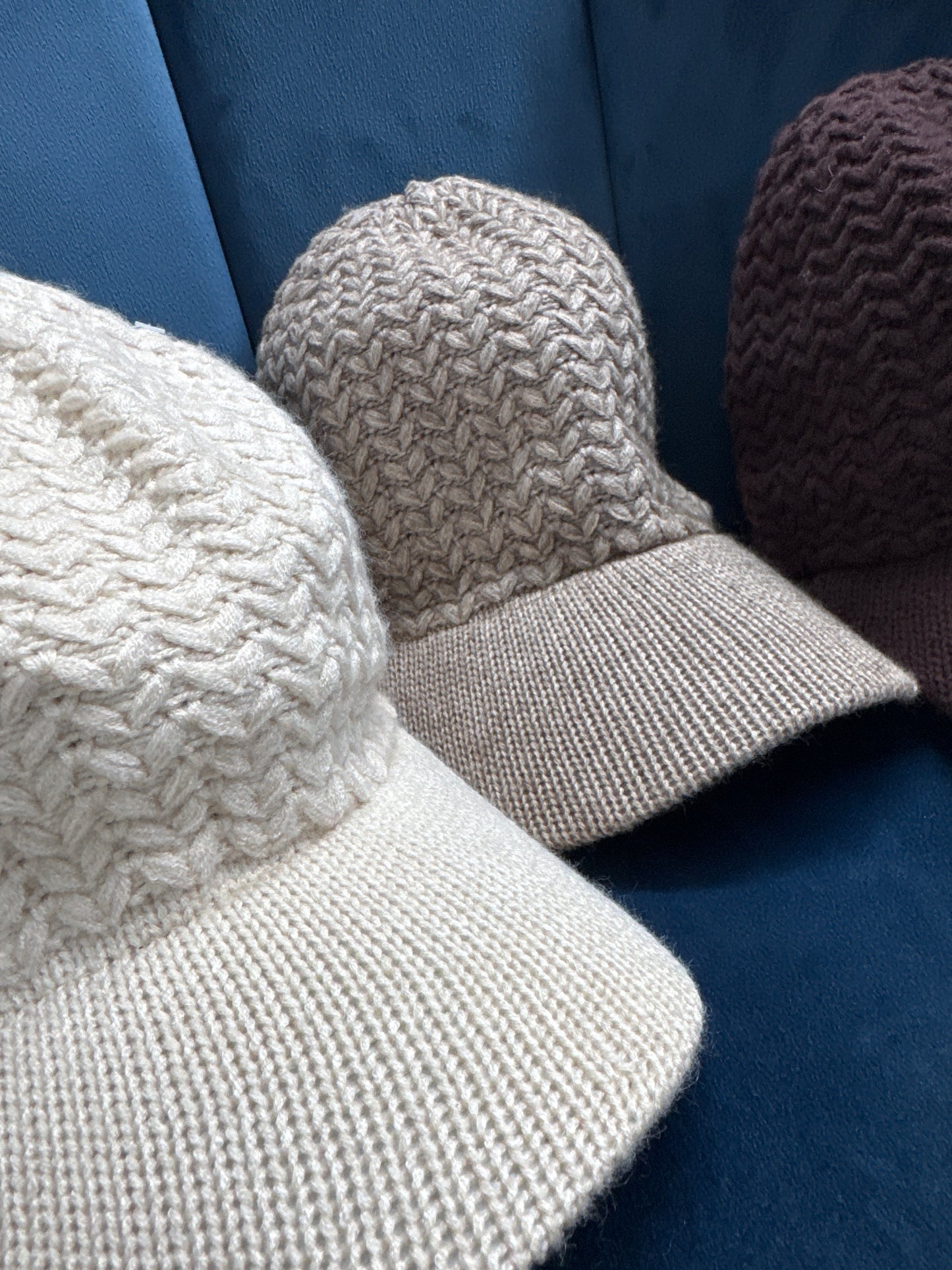 CAPPELLO BASEBALL cioccolato/panna/sabbia