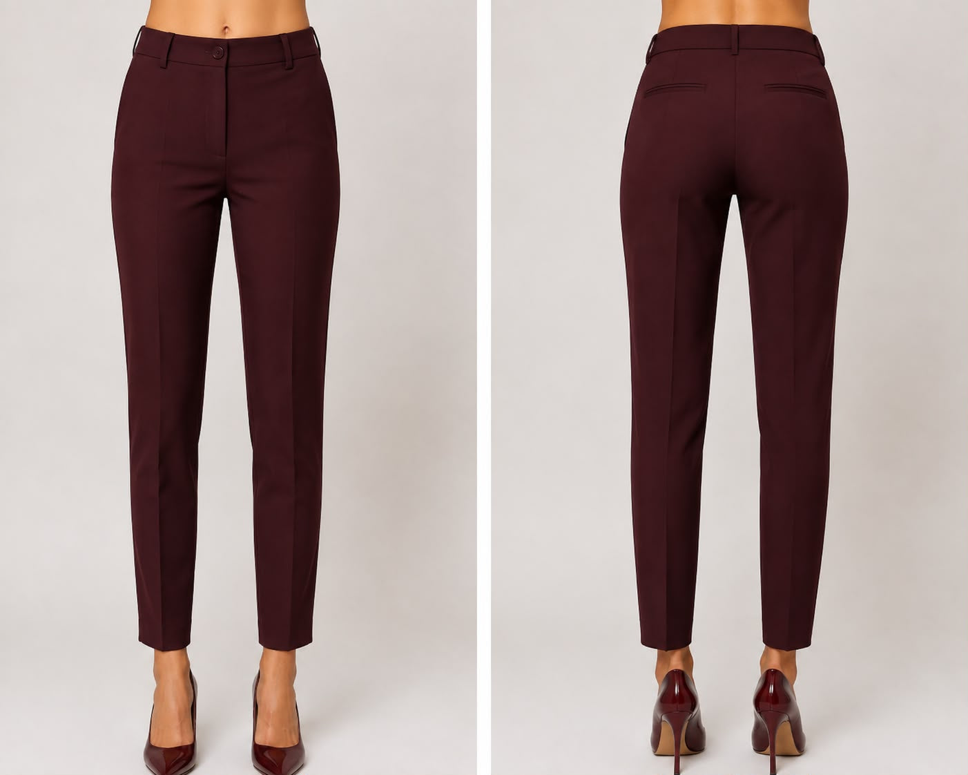 TAILLEUR BASIC BORDEAUX