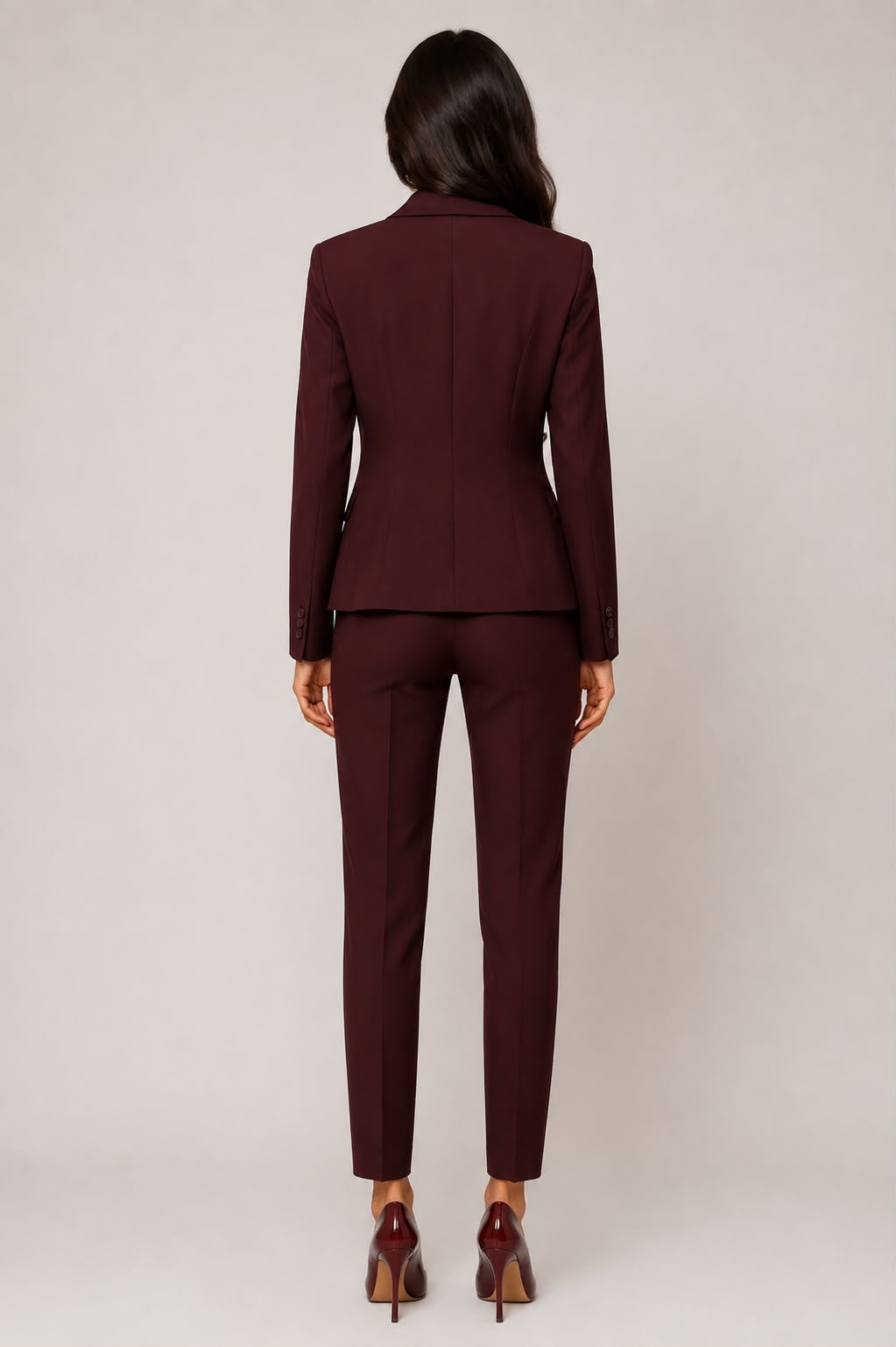 TAILLEUR BASIC BORDEAUX