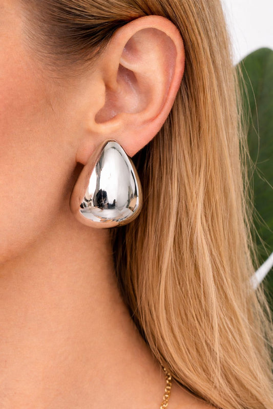 ORECCHINO AURA BOLD ARGENTO