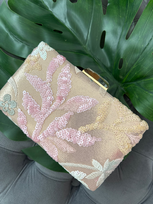 POCHETTE RICAMI PAILLETTES CIPRIA