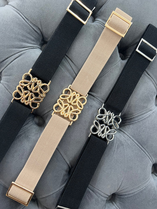 CINTURA STILE LOEWE CON ELASTICO