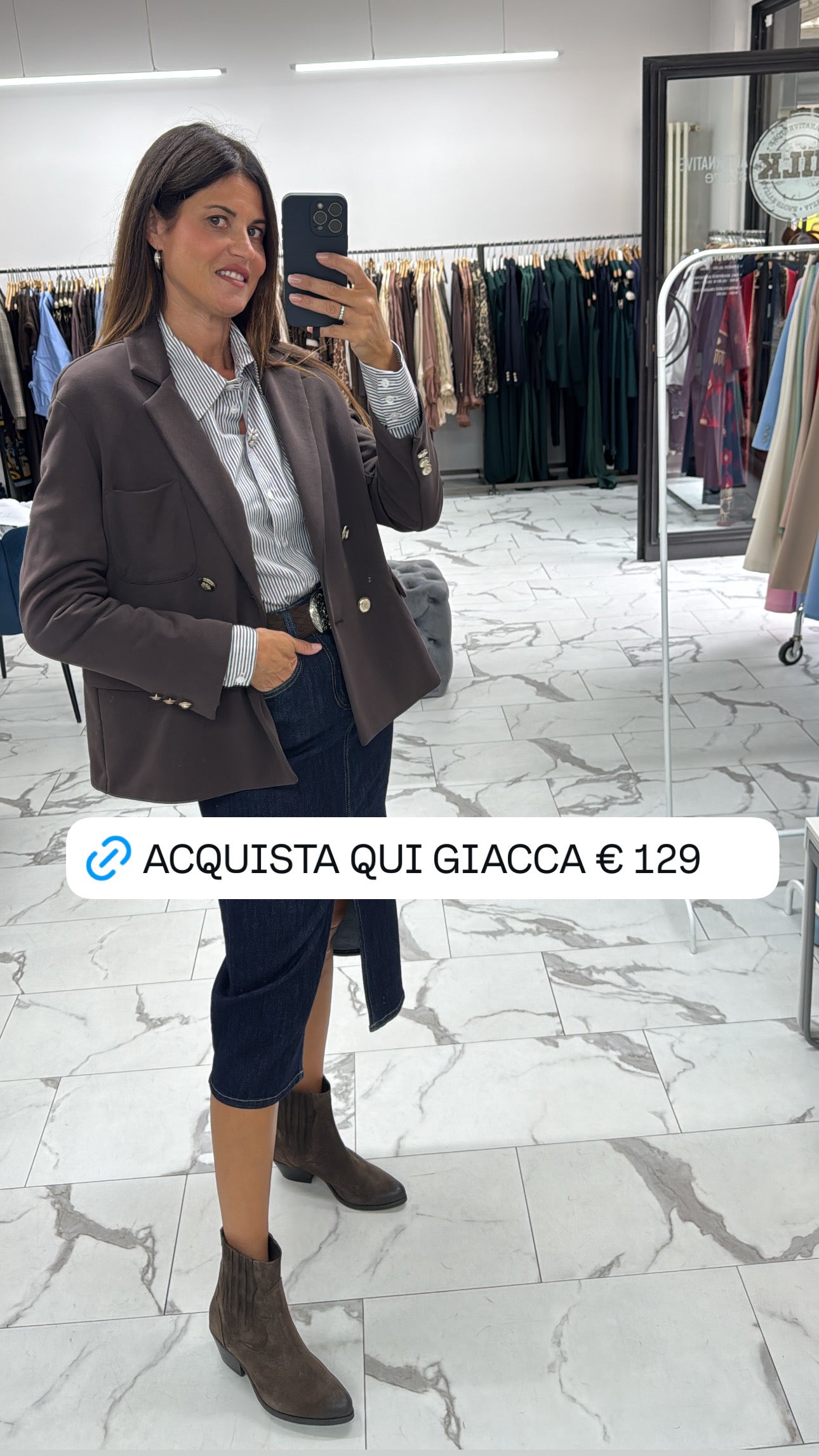 GONNA LONGUETTE JEANS