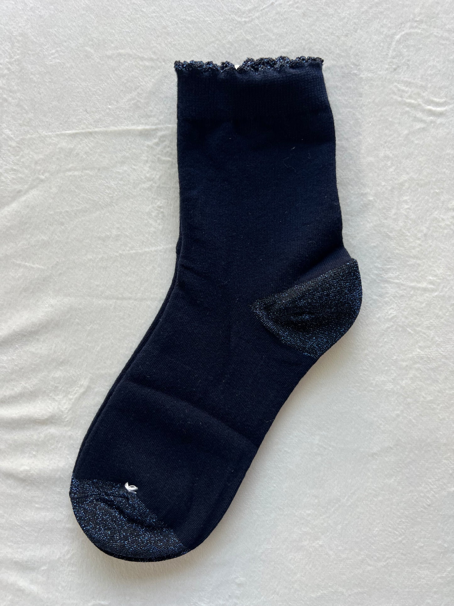 CALZINO FINITURE LUREX nero/grigio/bordeaux/blu
