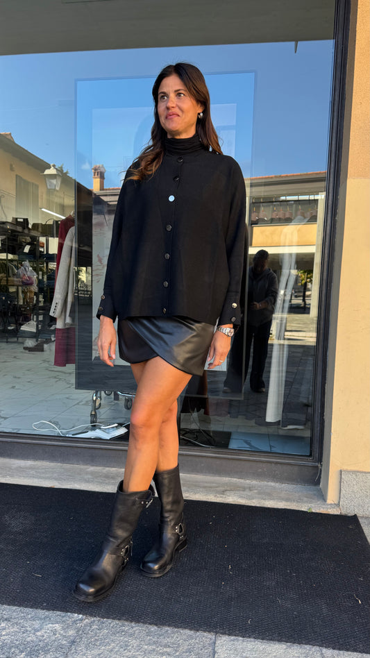 CARDIGAN BOTTONI ARGENTO