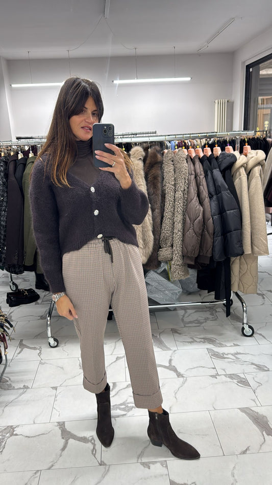 CARDIGAN MOHAIR BOTTONI GIOELLO