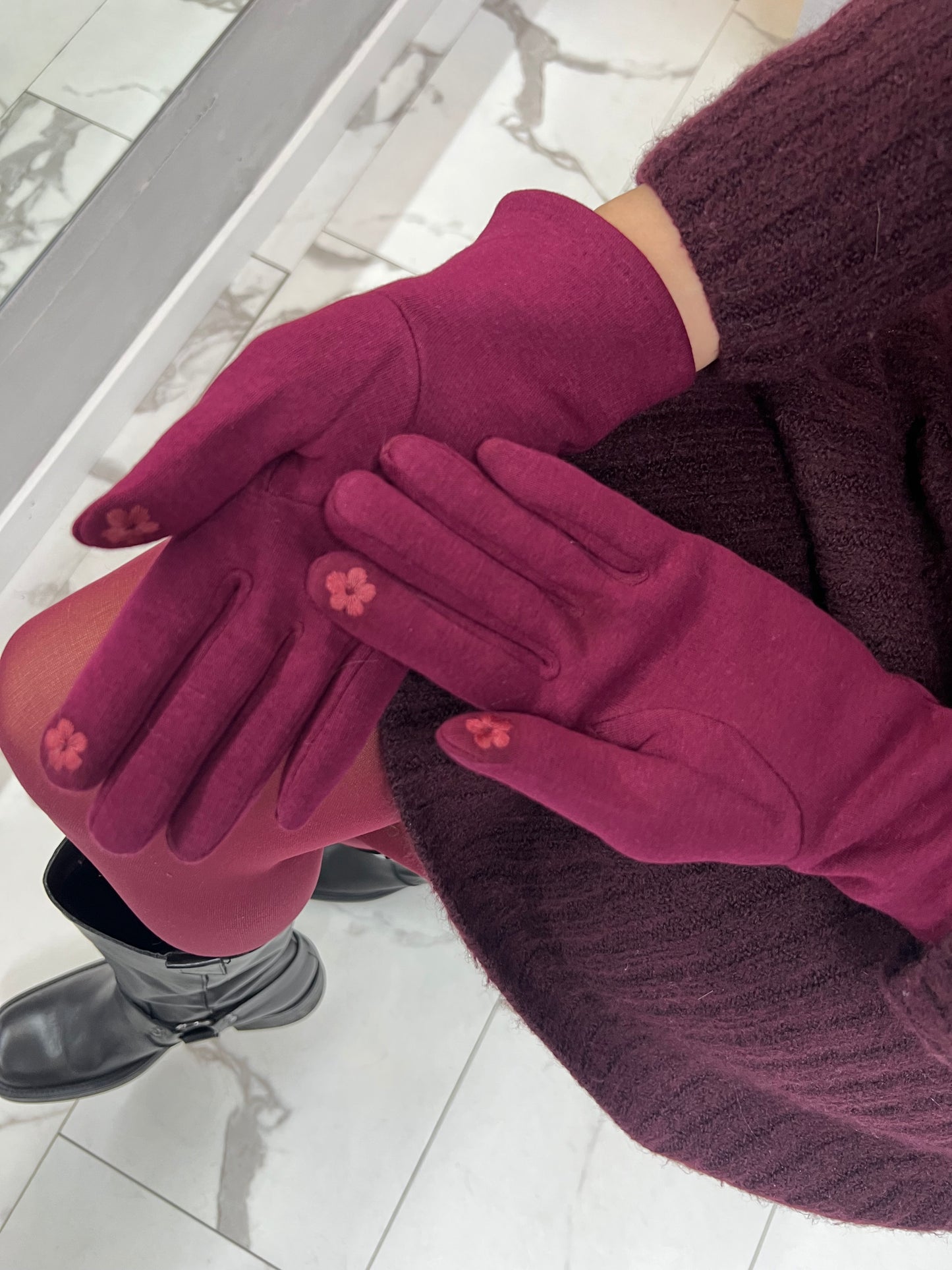 GUANTO BASIC sabbia/panna/bordeaux/nero/grigio/cioccolato