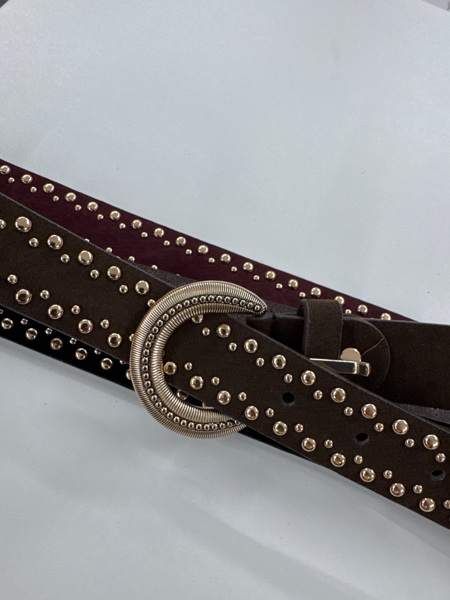 CINTURA BORCHIE ORO