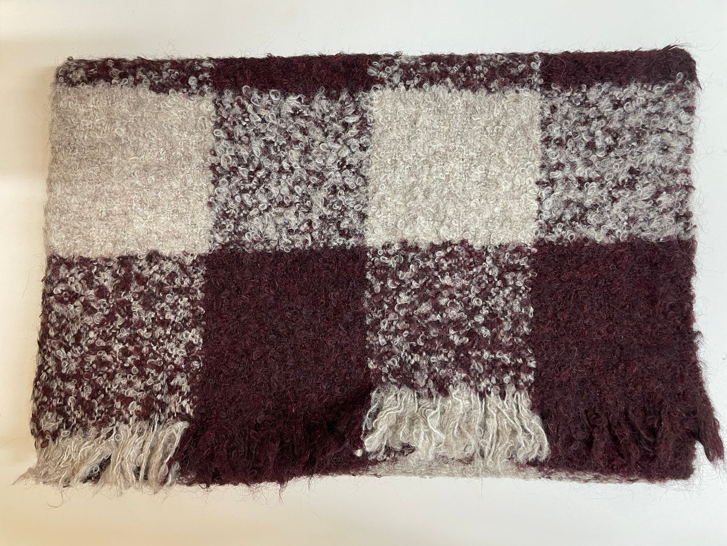 MAXI SCIARPA EFFETTO BOUCLE