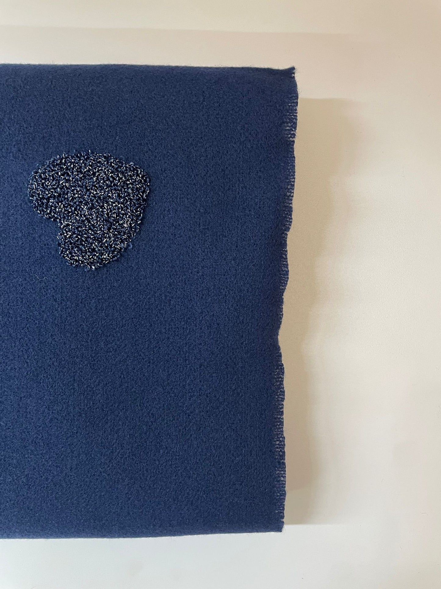 MAXI SCIARPA CUORI LUREX