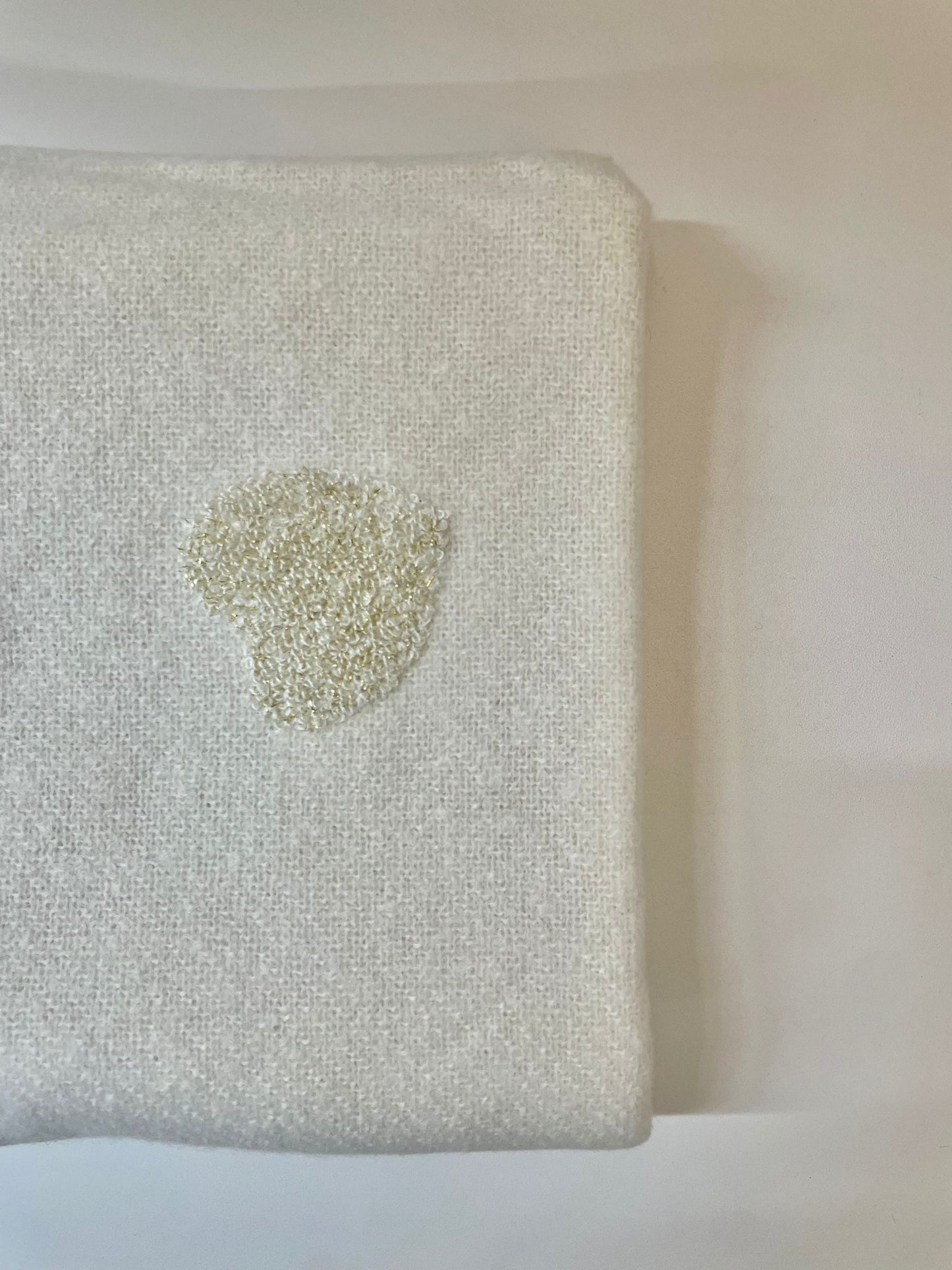 MAXI SCIARPA CUORI LUREX