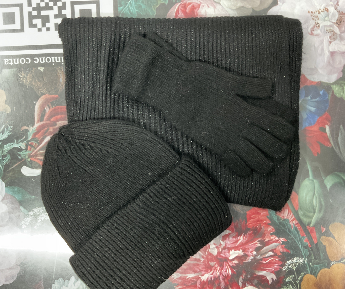 SET BERRETTA GUANTO SCIARPA LUREX