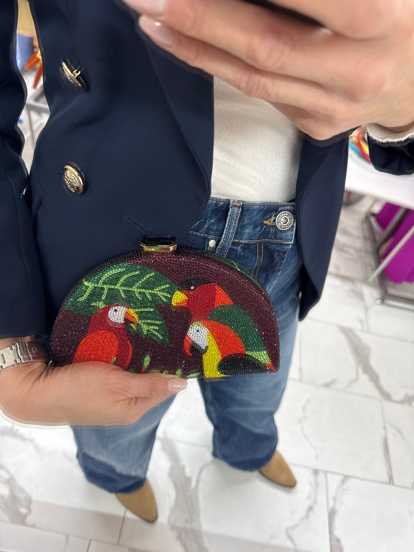 POCHETTE STRASS
