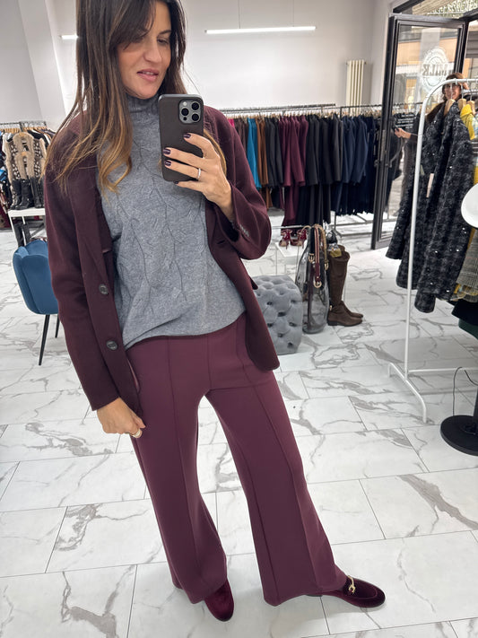 PANTALONE BORDEAUX VICOLO
