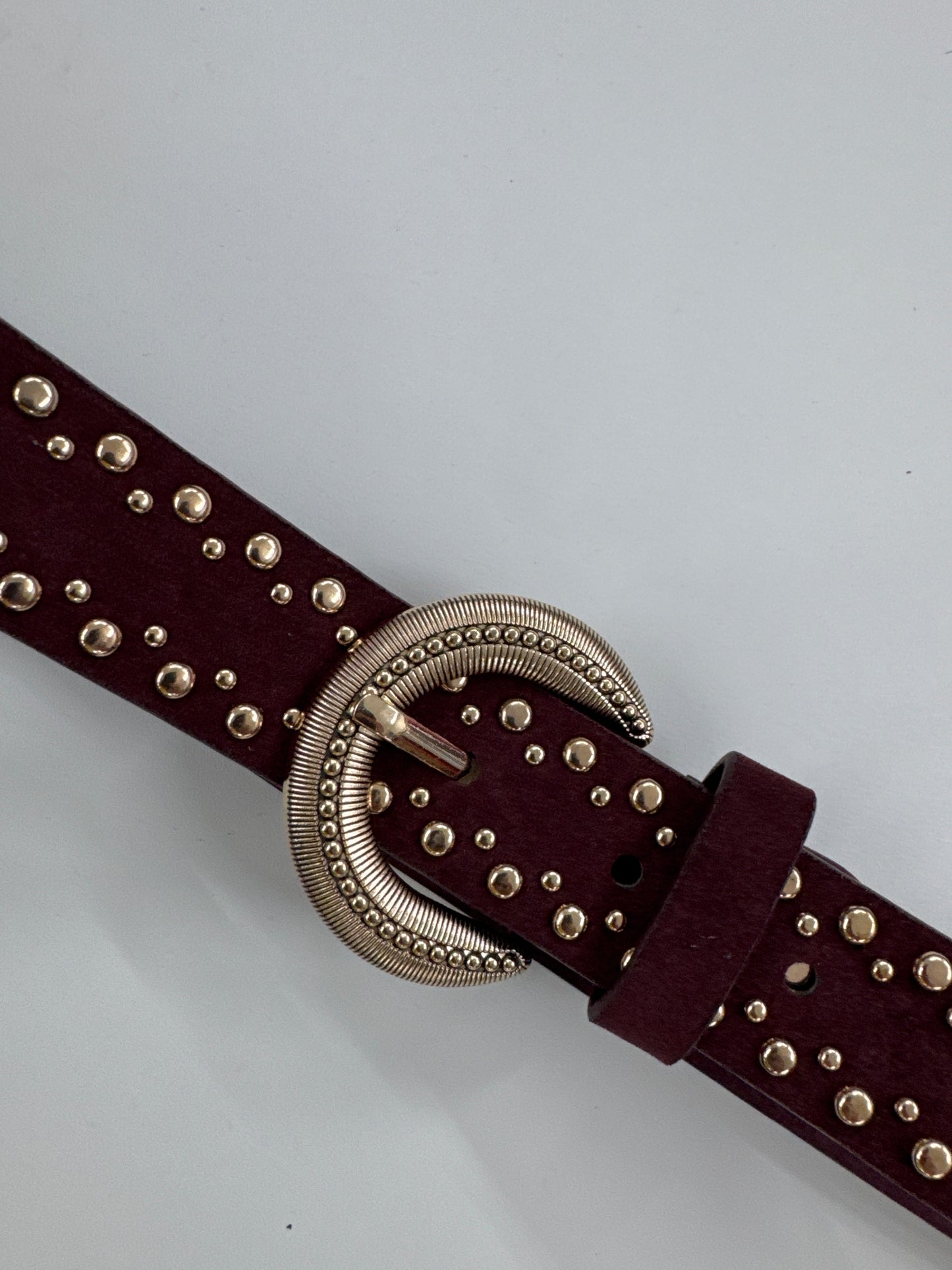 CINTURA BORCHIE ORO