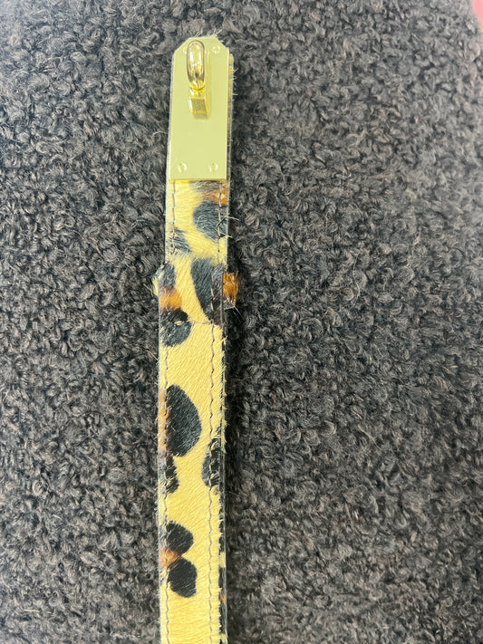 CINTURA IN CAVALLINO MACULATA