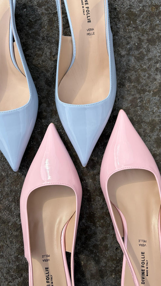 SLINGBACK VERNICE AZZURRA tacco 3