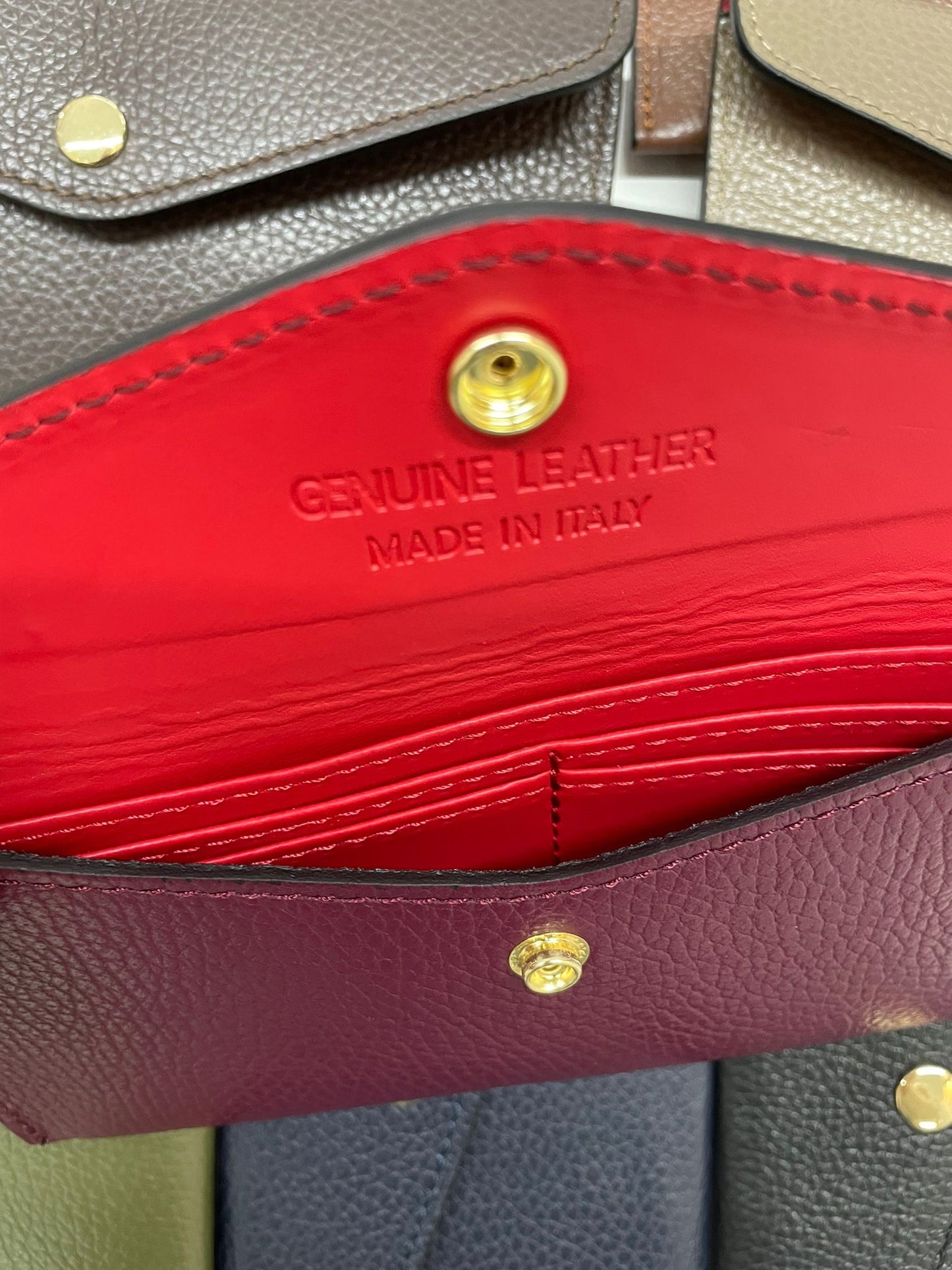 BUSTA PORTAFOGLIO IN PELLE