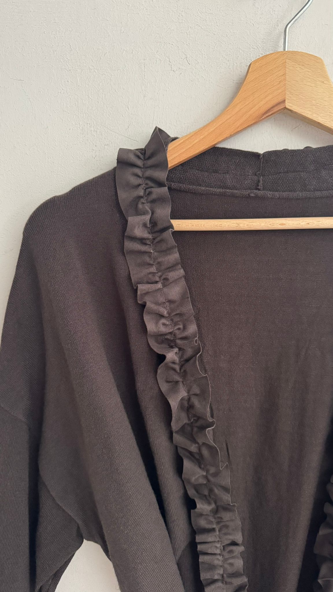 CARDIGAN CON ROUGE nero/cioccolato/caffè/grigio