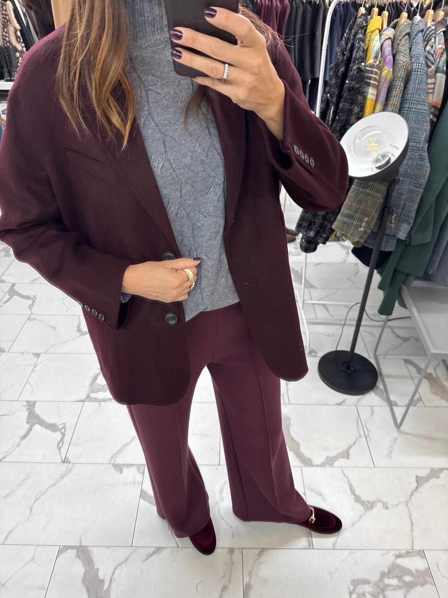 PANTALONE BORDEAUX VICOLO