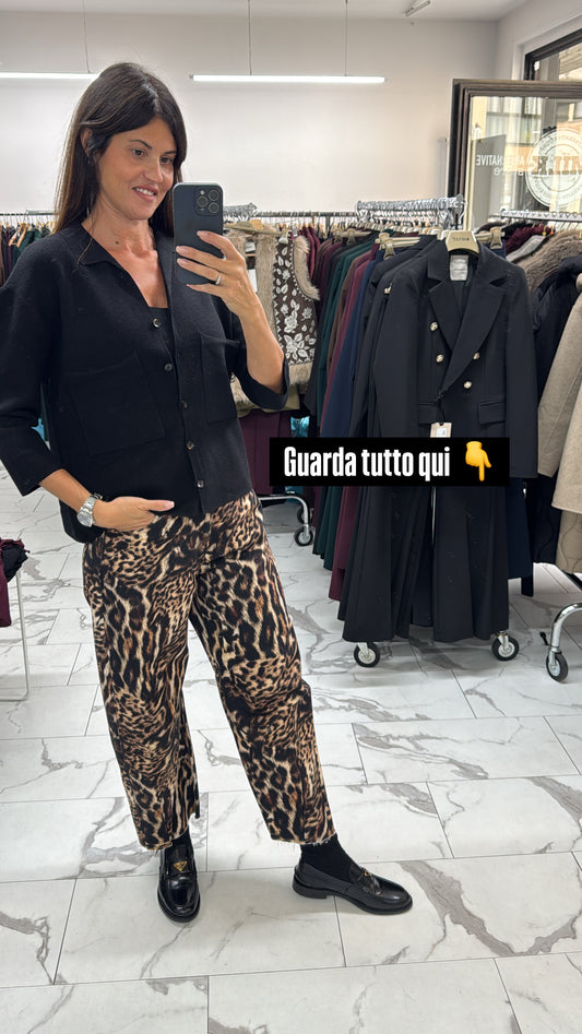 CARDIGAN POLO cioccolato/sabbia/panna/grigio/nero